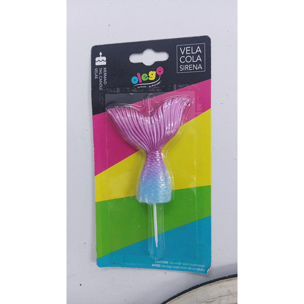 Vela Cola De Sirena x 1 Und