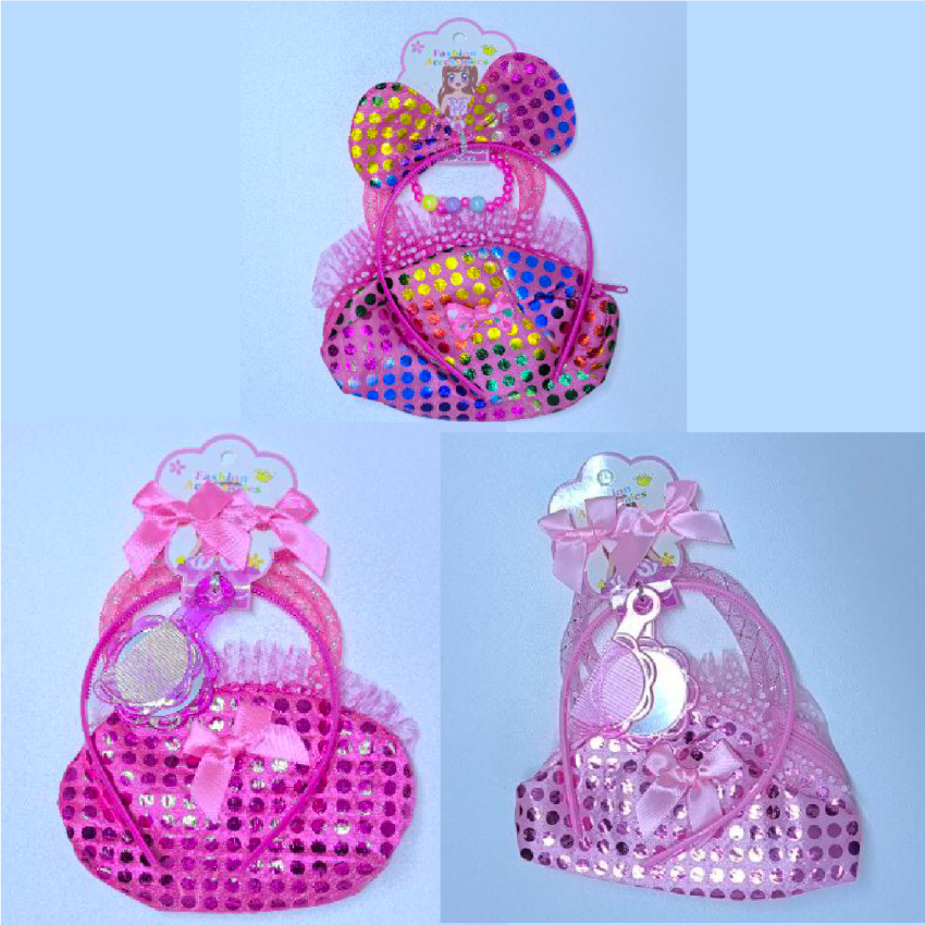 Set De Vincha Con Cartera Surt.