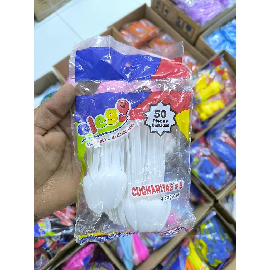 Cucharas Unicolor Olego x 50 Und