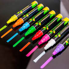 Plumon Punta Fina Para Globo Escarchado x 12 Und